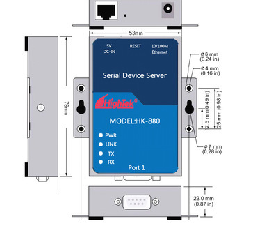 RS485/422转TCP/IP联网服务器HK-880B 防雷保护型串口联网服务器的全面解析与深圳市方兴鎏通实业的专业服务